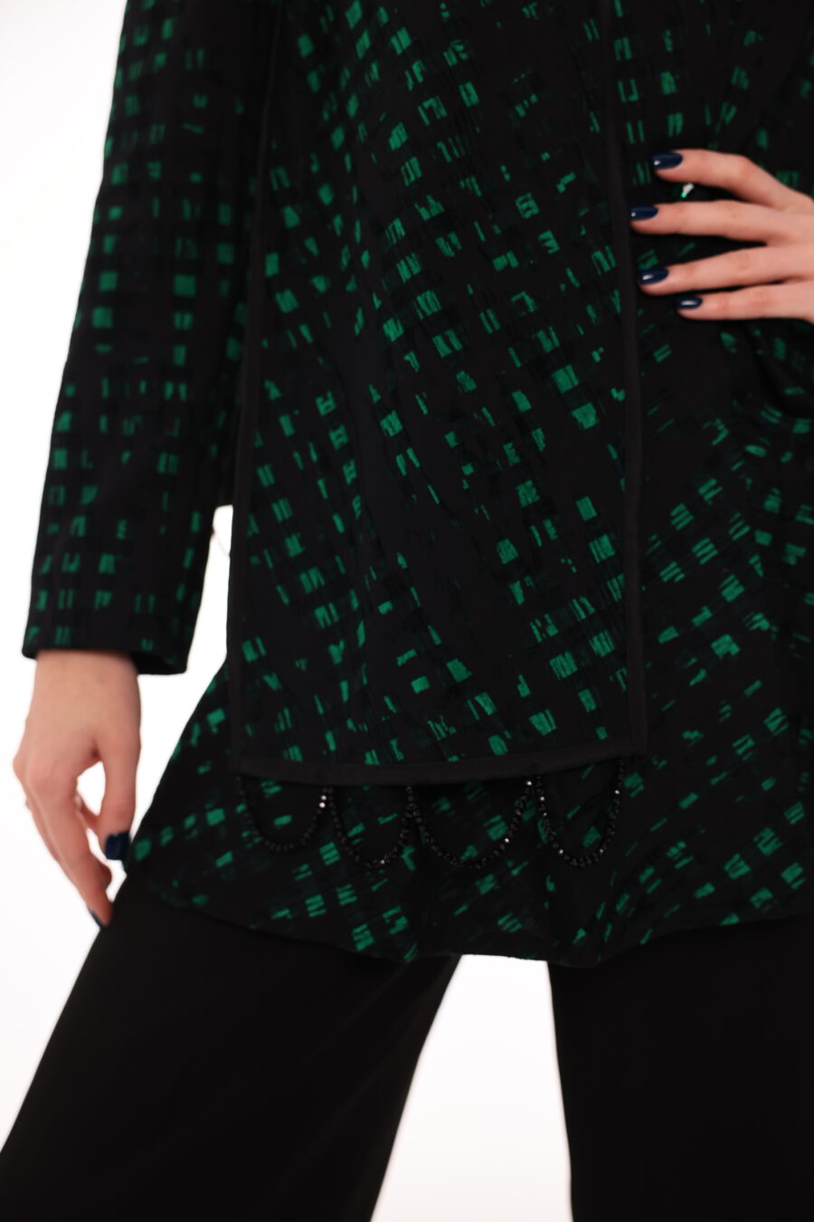 Black & Green Blazer - Image 3