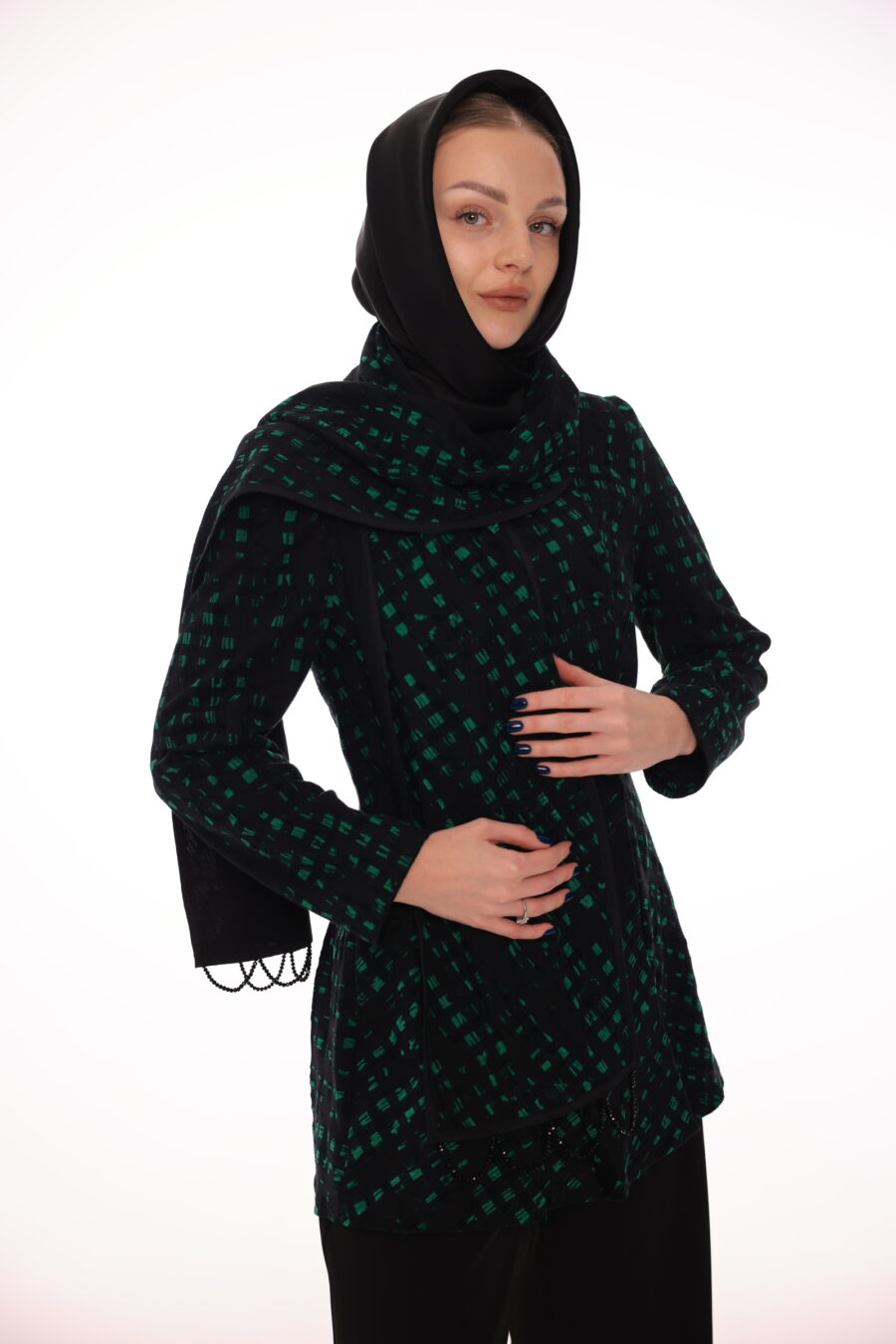 Black & Green Blazer - Image 4