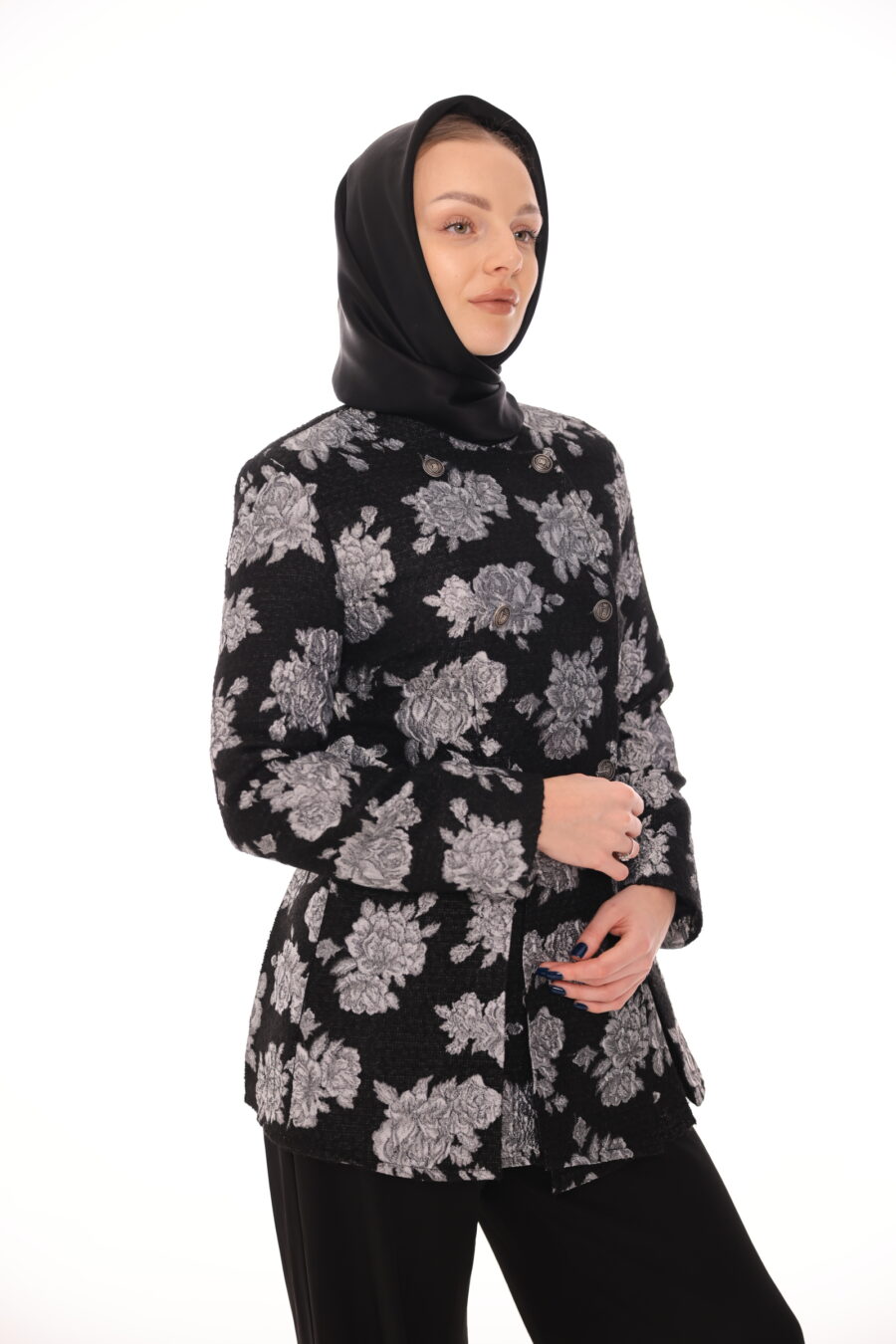 Black & Silver Blazer - Image 4