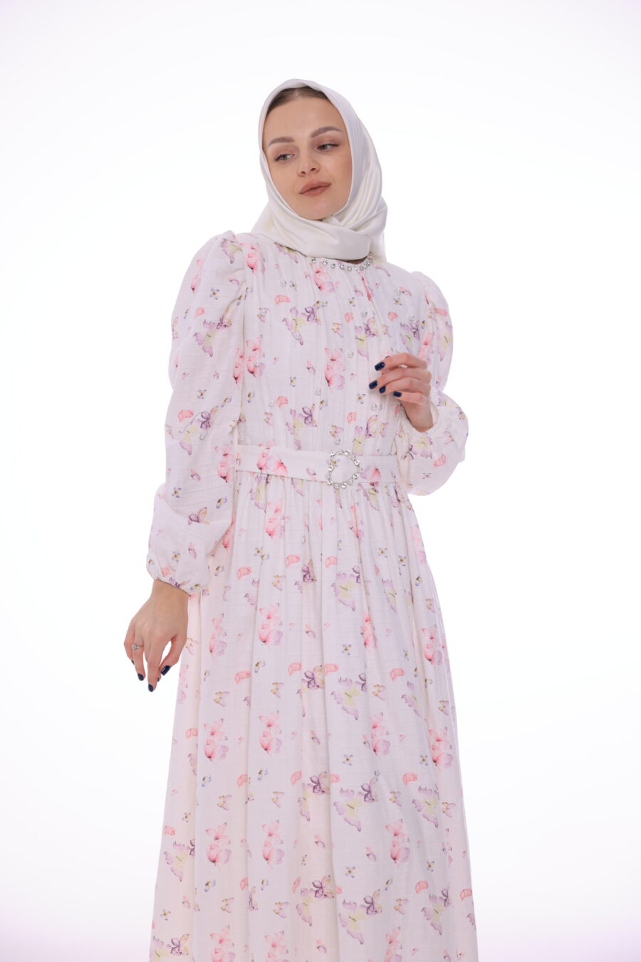 Pink Butterfly Dress - Image 2