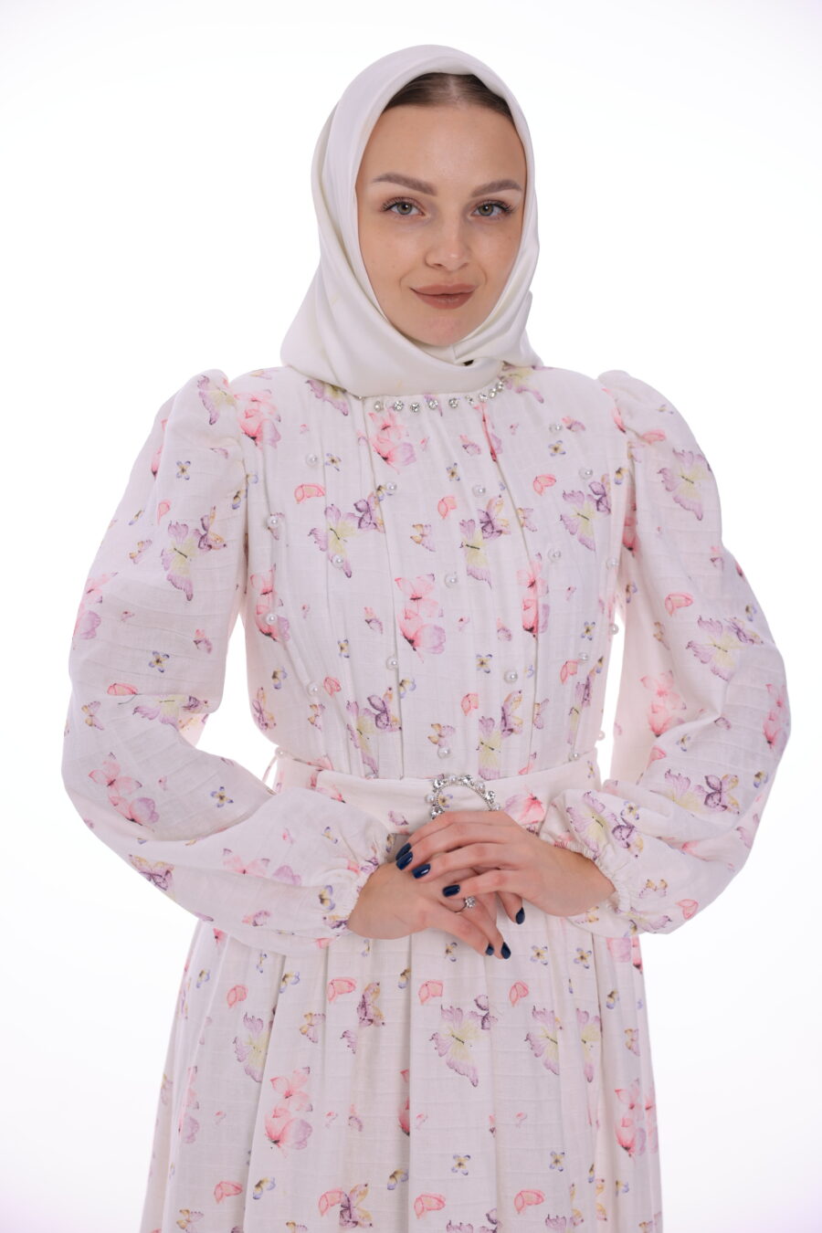 Pink Butterfly Dress - Image 3