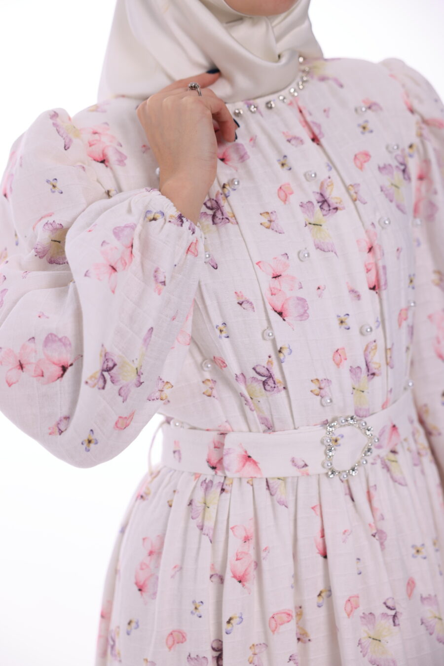 Pink Butterfly Dress - Image 6
