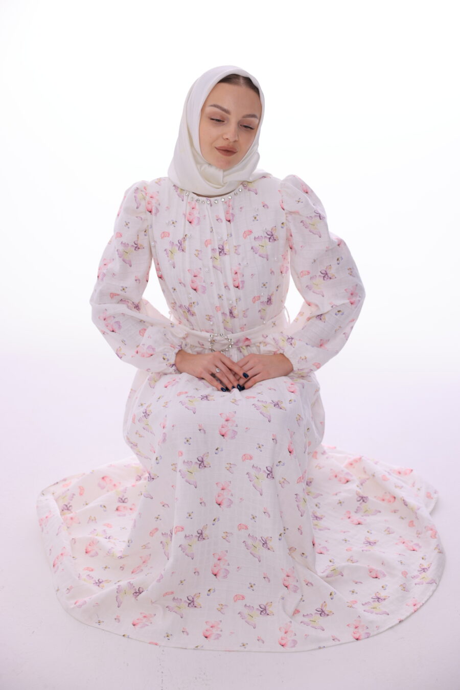 Pink Butterfly Dress - Image 8