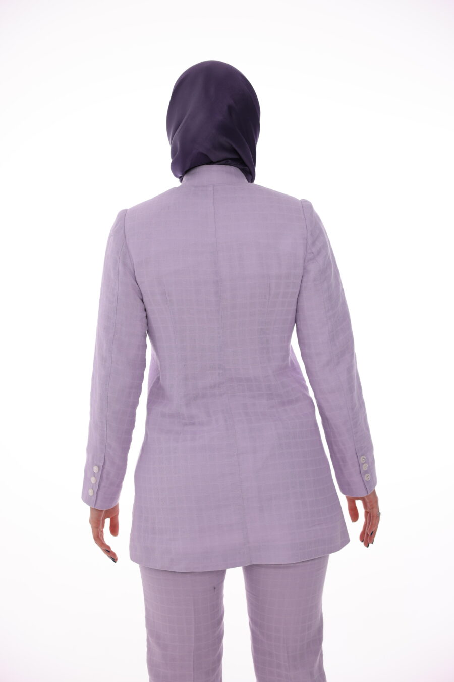Lilac Pant Coat - Image 6