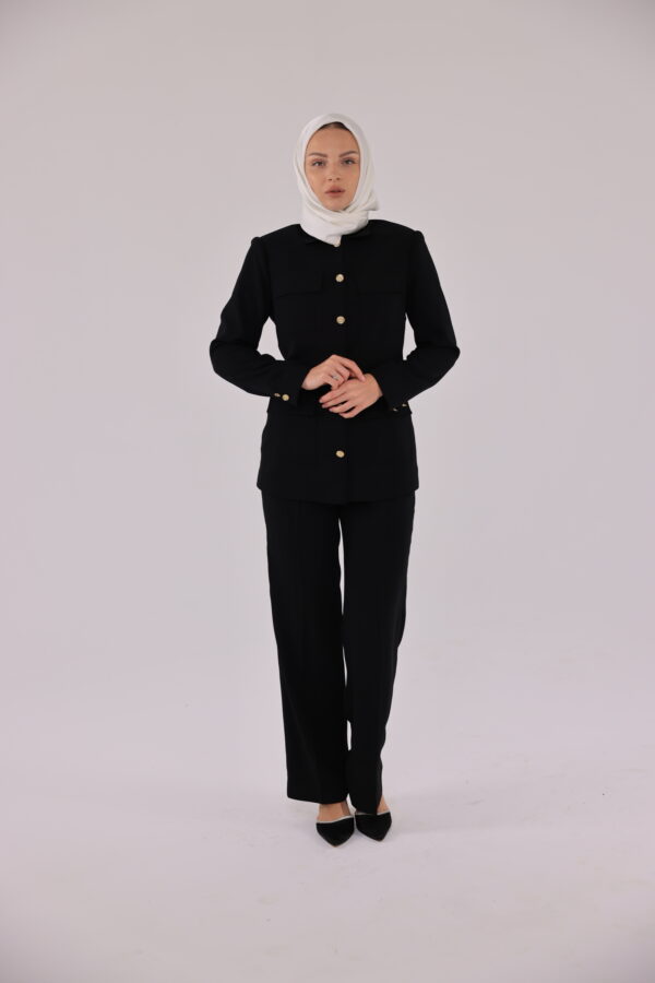 Black Pant Coat