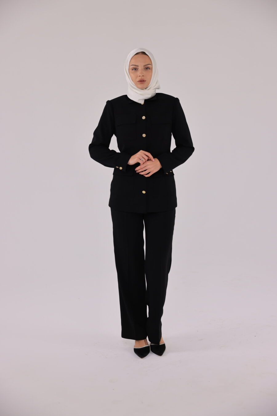 Black Pant Coat