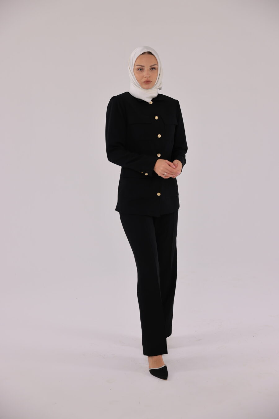 Black Pant Coat - Image 3