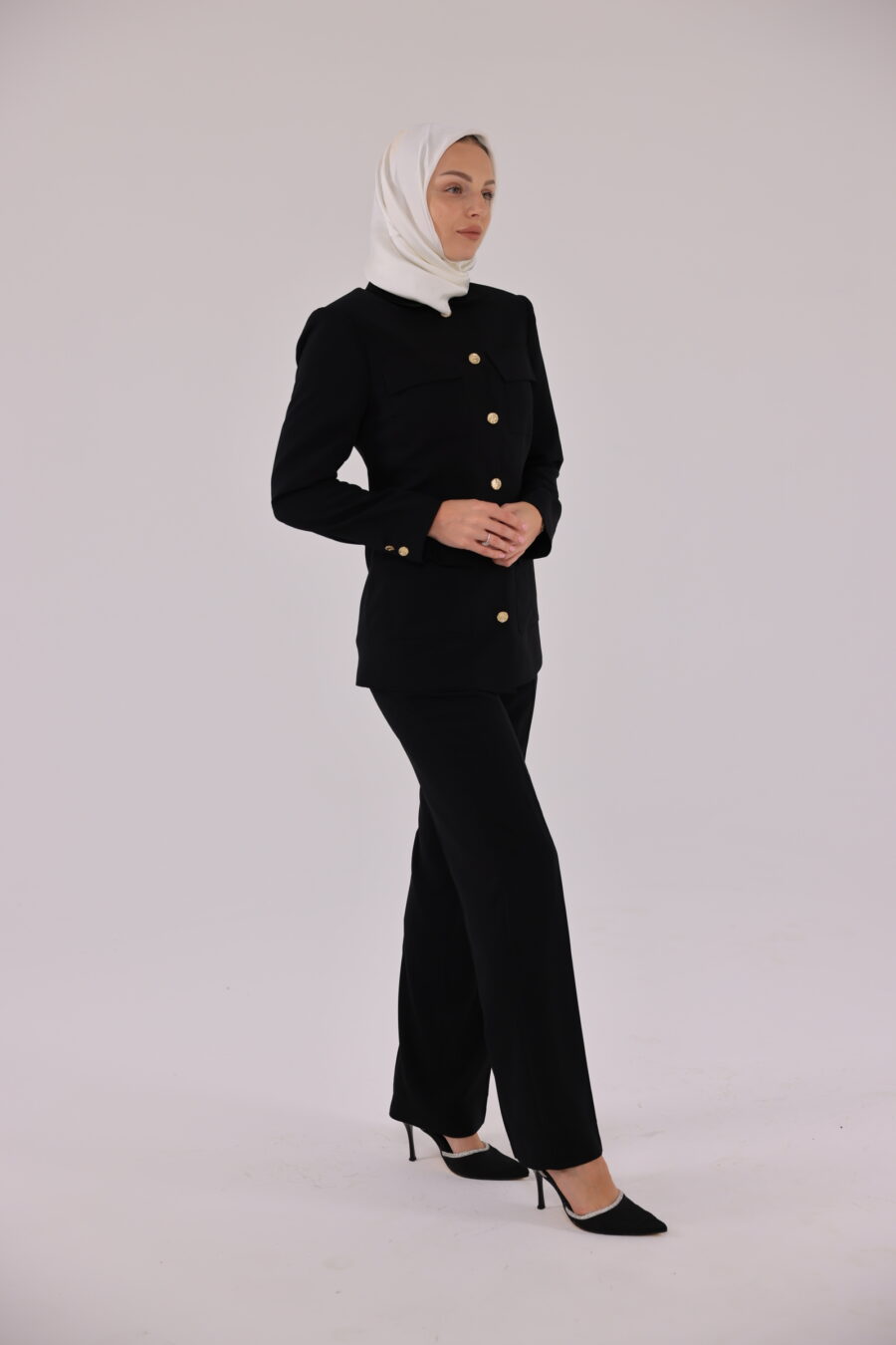 Black Pant Coat - Image 4