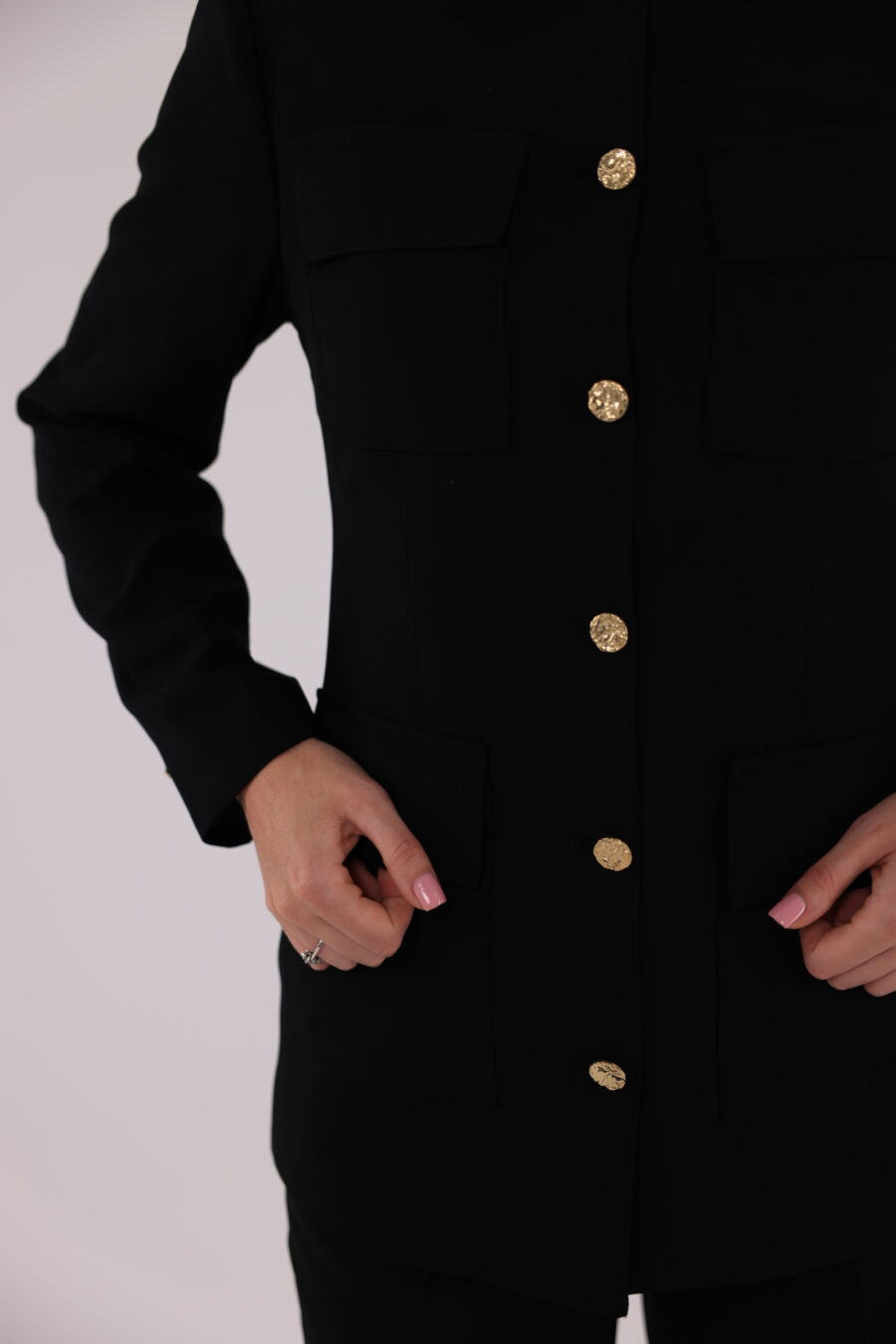 Black Pant Coat - Image 5