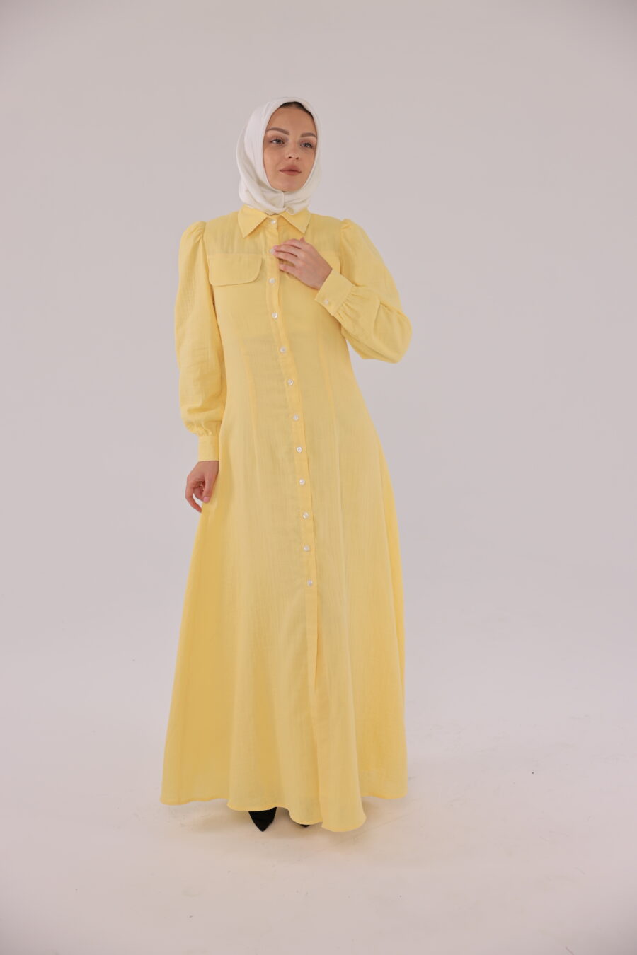 Butter Yellow Dress