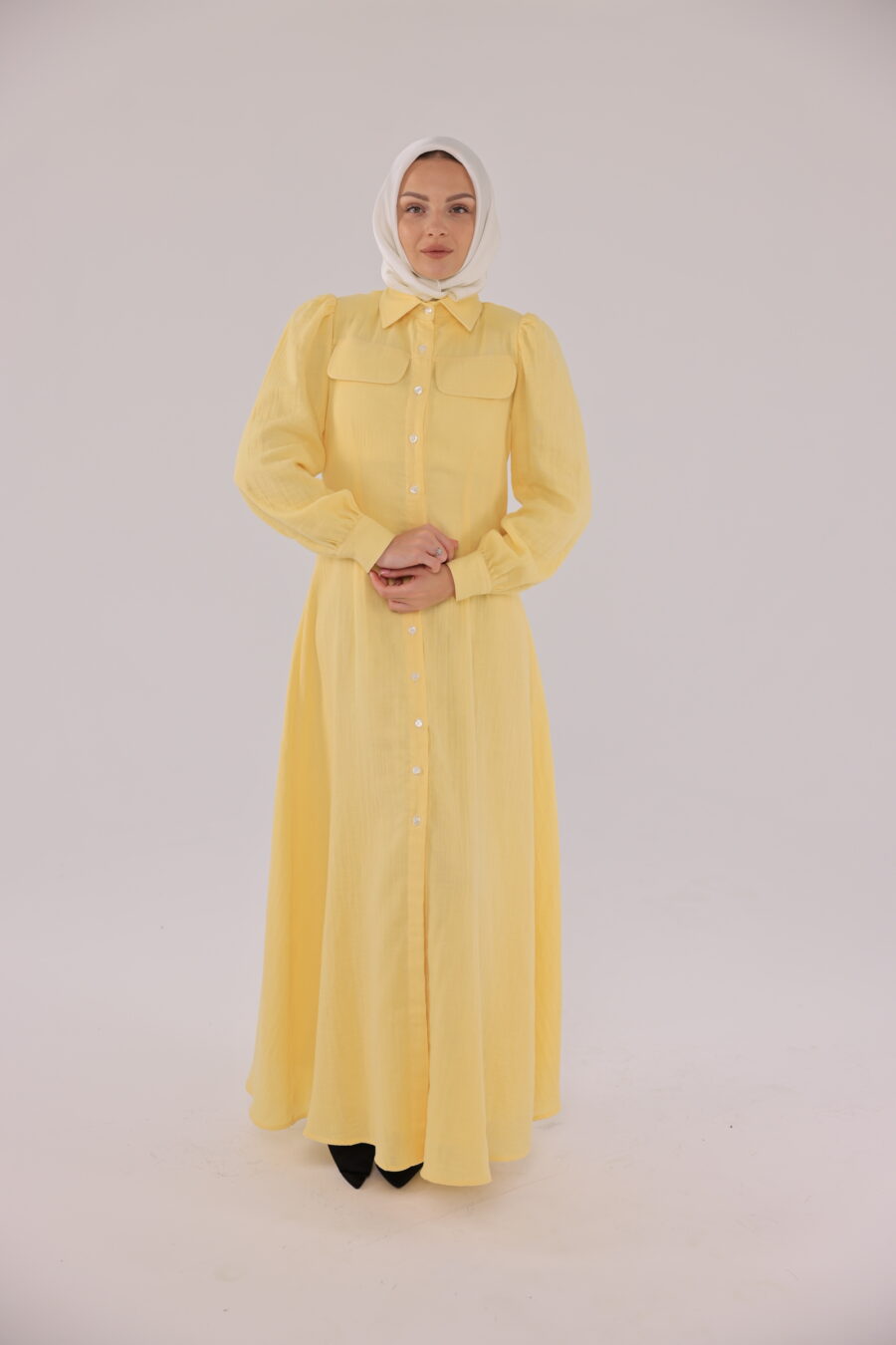 Butter Yellow Dress - Image 2
