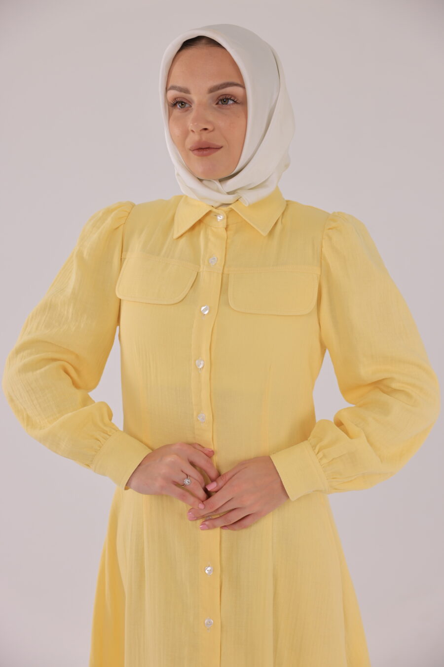 Butter Yellow Dress - Image 3