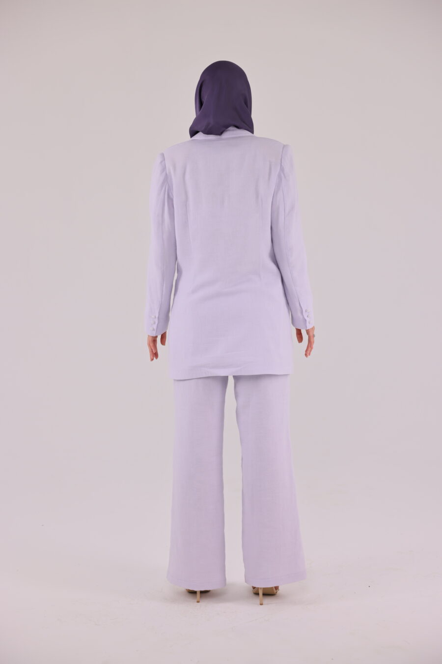 Lilac Summer Pant Coat - Image 6