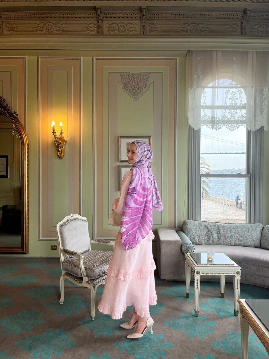 Baby Pink Cotton Linen dress - Image 5